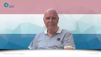 Fritz Tenge Over a NL Flag Background